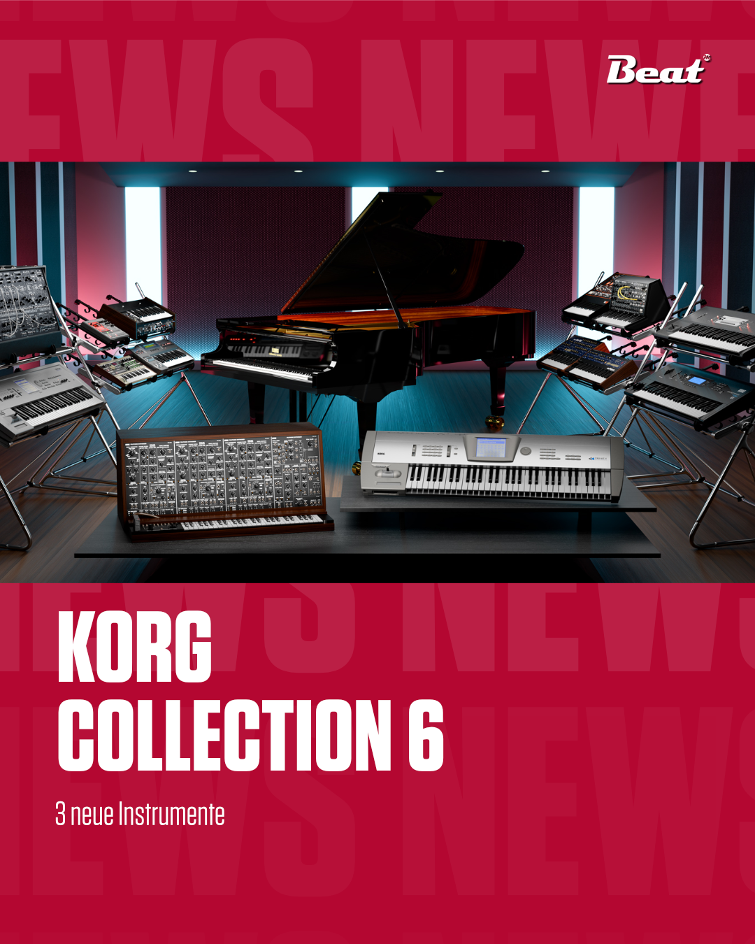 Drei neue Klassiker in der KORG Collection 6