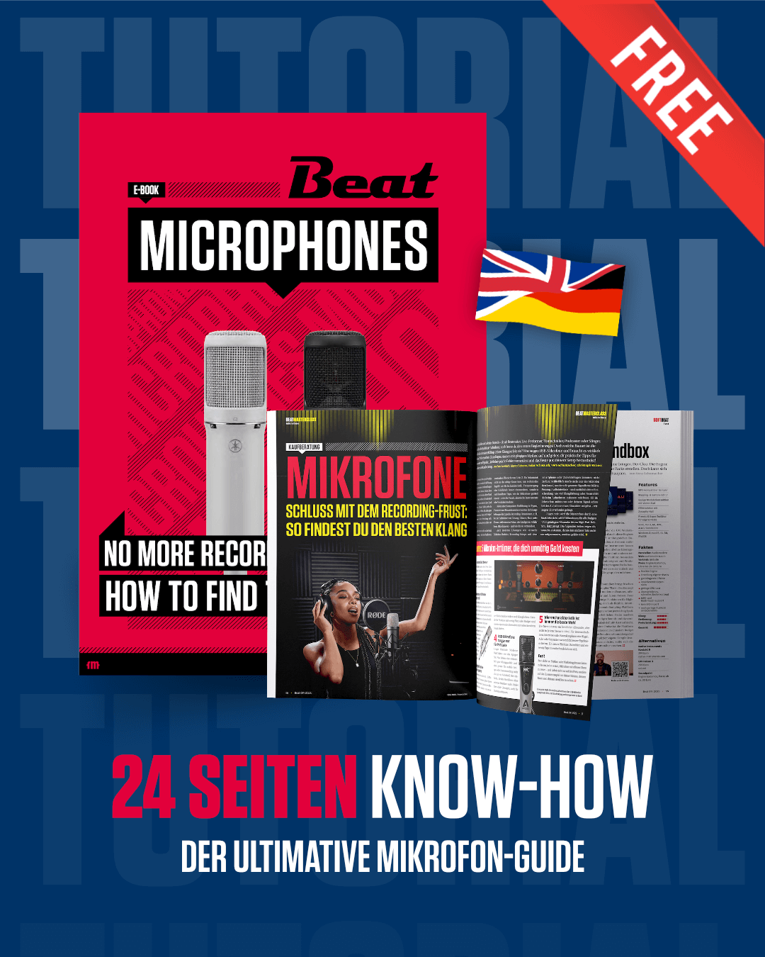 Kostenlos: Dein ultimativer Mikrofon-Guide als gratis E-Book