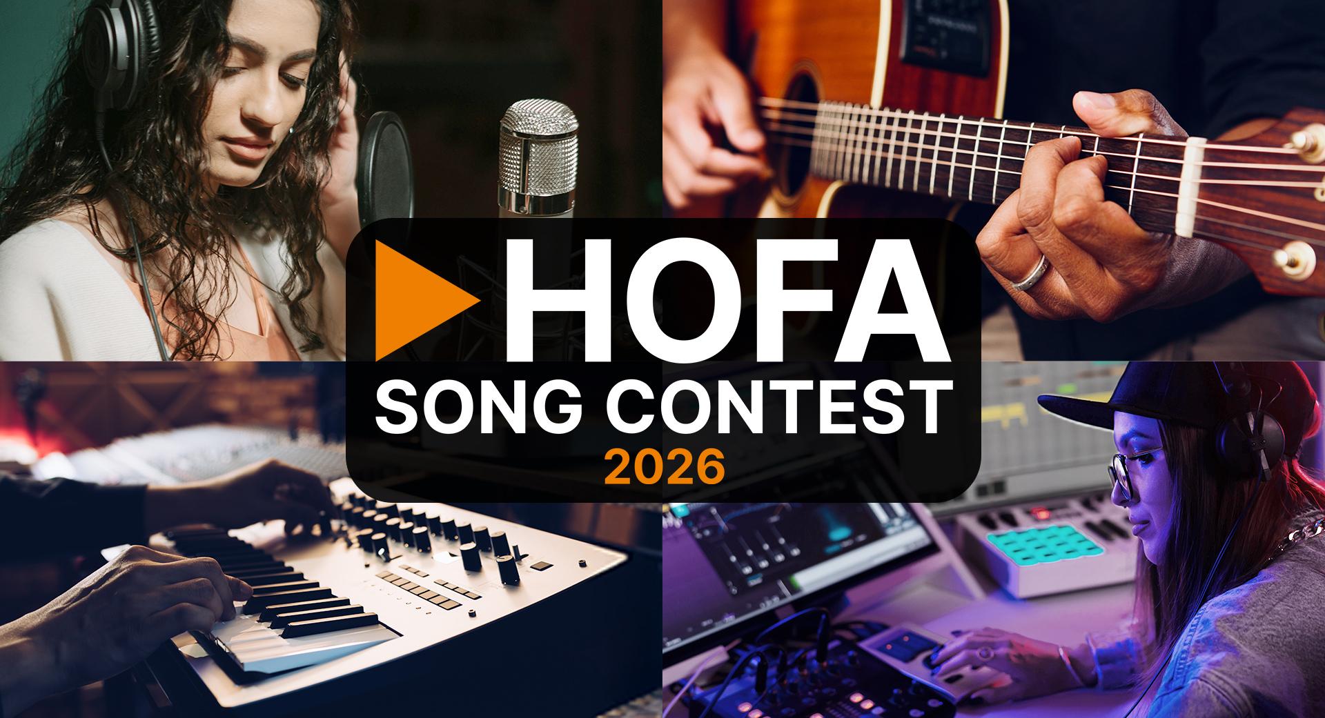 HOFA Song Contest 2026 für Musiker, Bands und Producer