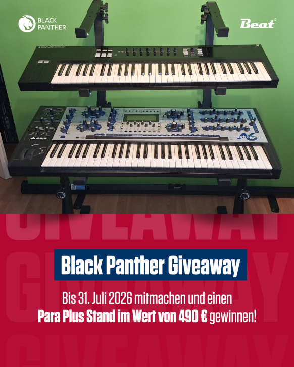 Gewinne einen Black Panther Para Plus Keyboard-Stand im Wert von 490 Euro