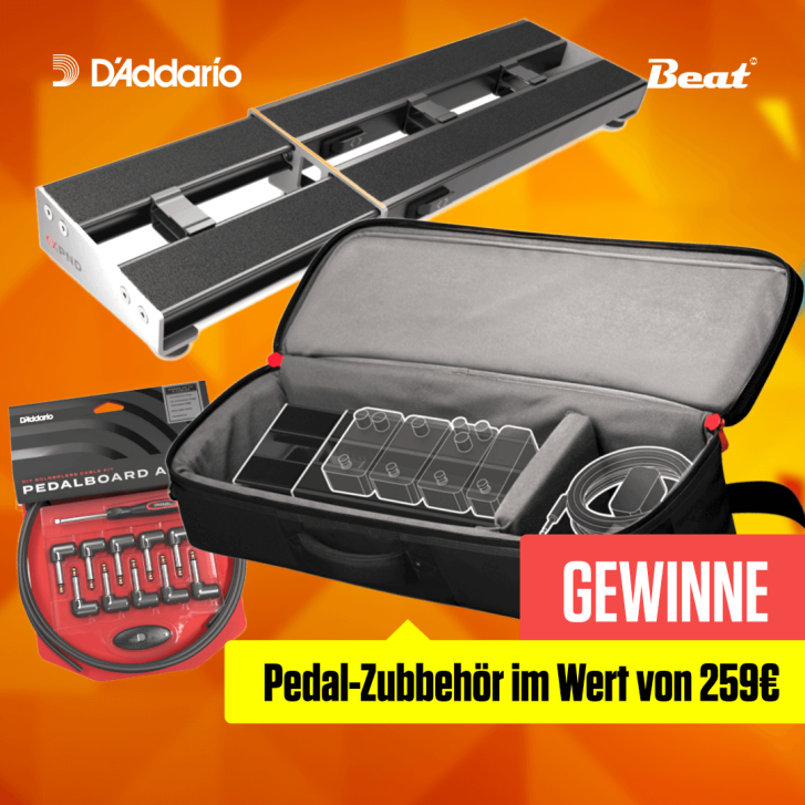 Gewinne Zubehör im Wert von 259 Euro von D'Addario!