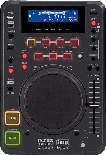 Der IMG Stage Line CD-82USB ist ein kompakter Reisebegleiter für mobile DJs, der eher durch Leistungsbereitschaft als durch Schnickschnack punkten möchte.