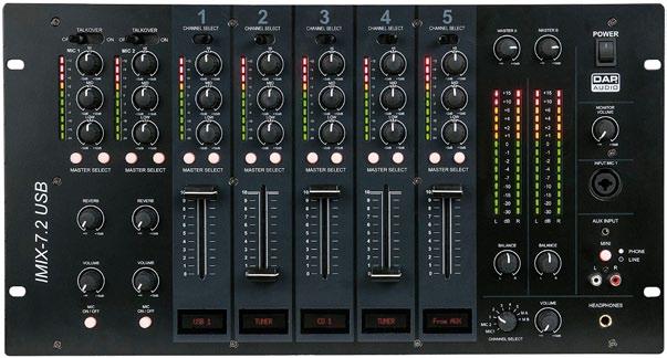 DAP Audio bringt mit dem IMix-7.2USB einen durchdachten und solide verarbeiteten Installationsmixer an den Start, der sich im Test als zuverlässige Schaltzentrale für mittelgroße Setups entpuppt.