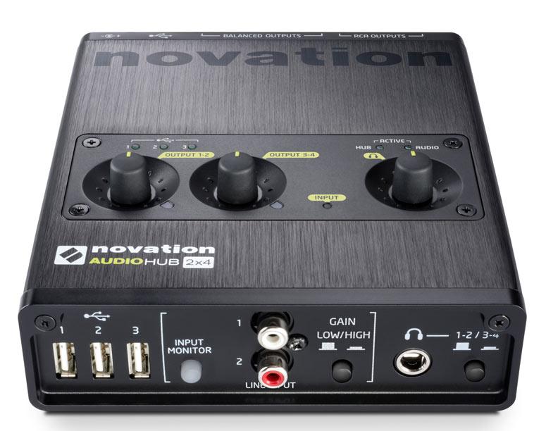 Novation Audiohub 2x4 - Audio-Interface und USB-Hub