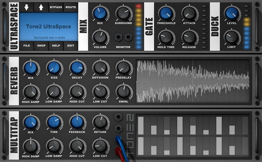 Tone2 UltraSpace - Multi-Effekt Plug-in