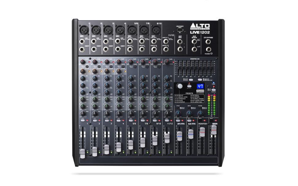 Alto Professional Live-Serie - 2- und 4-Bus-Mischpulte