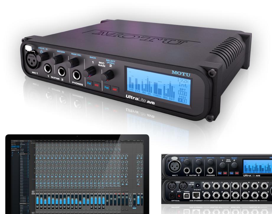 MOTU UltraLite AVB - 18-Kanal Audiointerface