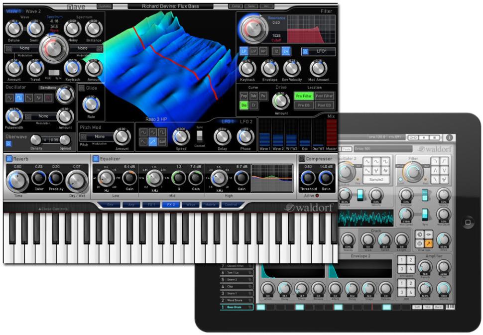 Waldorf Nave als Plug-in und Attack für iOS
