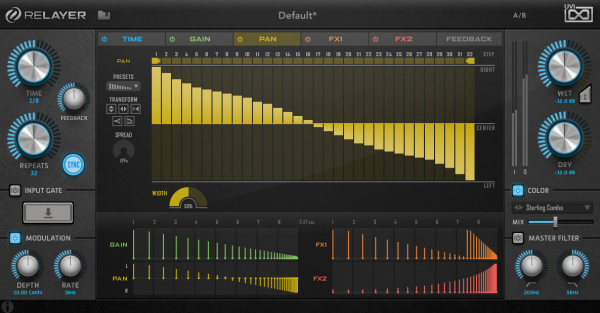 UVI Relayer - Multitap-Delay Plug-in