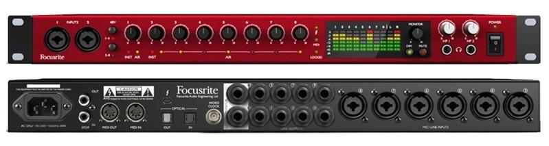 Focusrite Clarett 8Pre - 18x20 Thunderbolt-Audiointerface