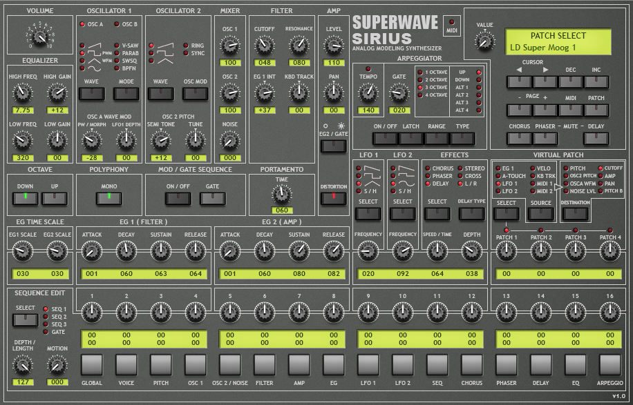 SuperWave stellt Sirius vor