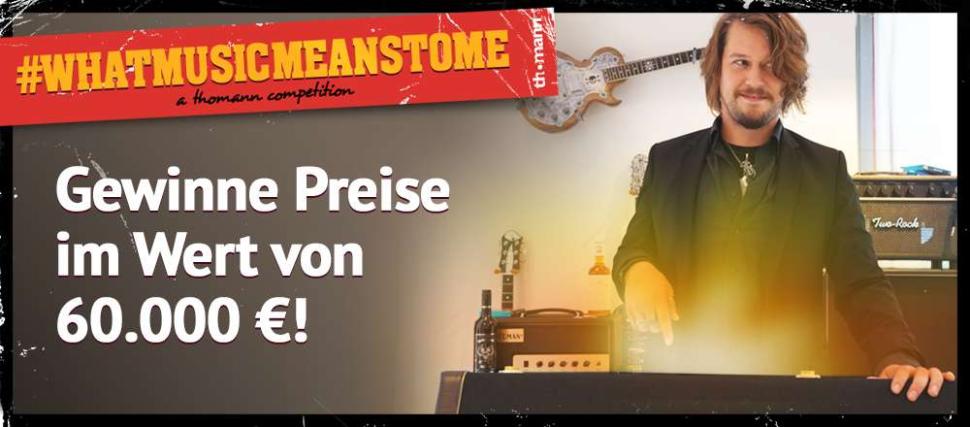 WhatMusicMeansToMe - Thomann verlost jede Woche Preise