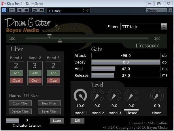Drum Gator – Noise Gate speziell für Schlagzeug und Percussion