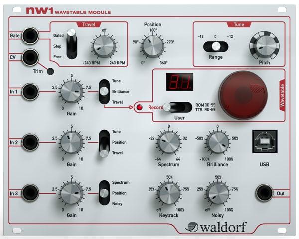 Waldorf nw1 - Wavetable-Modul für Eurorack