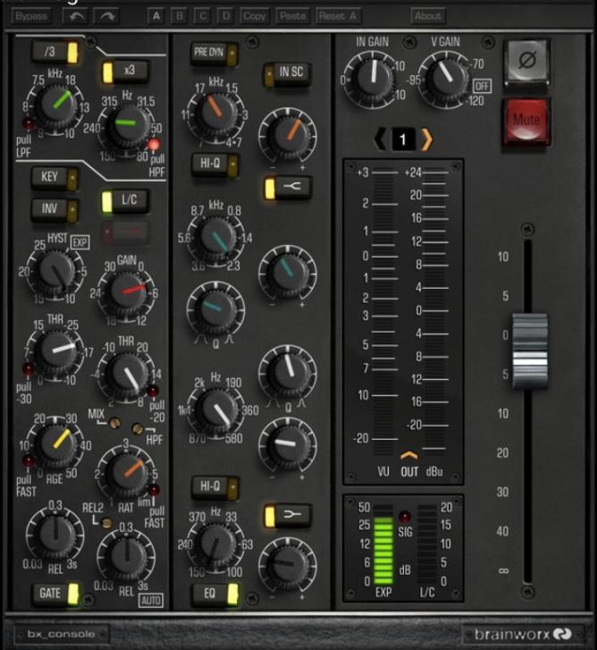 Brainworx bx-console: Neve-Emulation