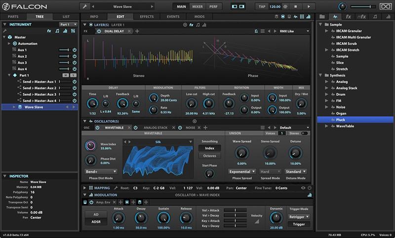 UVI Falcon - Synthesizer und Sampler
