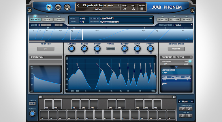 Phonem - Vocal-Synthesizer von Wolfgang Palm