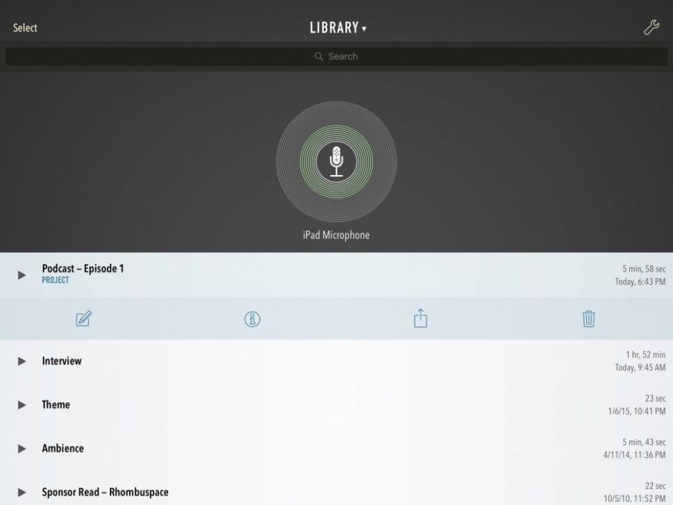 Ferrite Recording Studio für iOS Beat