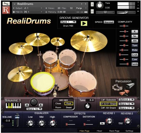 RealiDrum virtueller Drummer und Drum-Generator | Beat