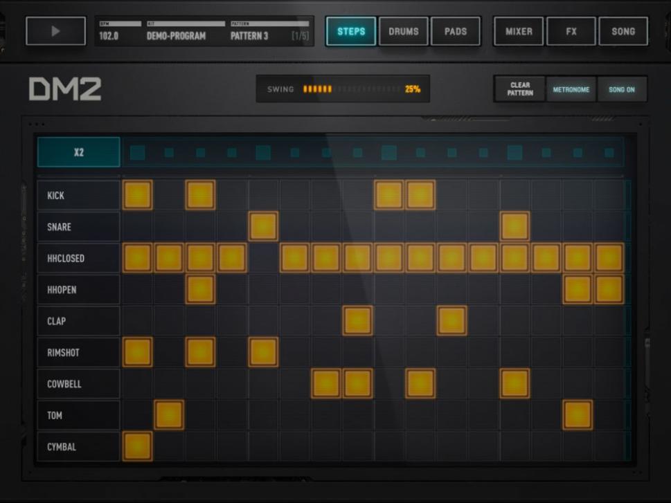 DM2 die neue Drum Machine für das iOSStudio Beat