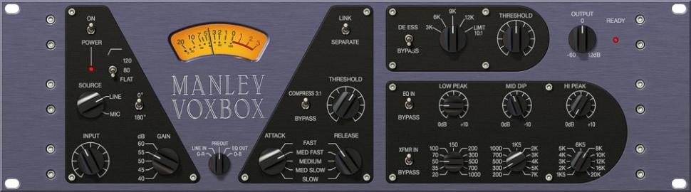 Manley Voxbox für die UAD Software: Nicht nur die Optik liegt nahe am Original, auch der Sound einer echten Voxbox wurde gut getroffen.