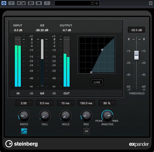 Expander in Steinberg Cubase Pro 9