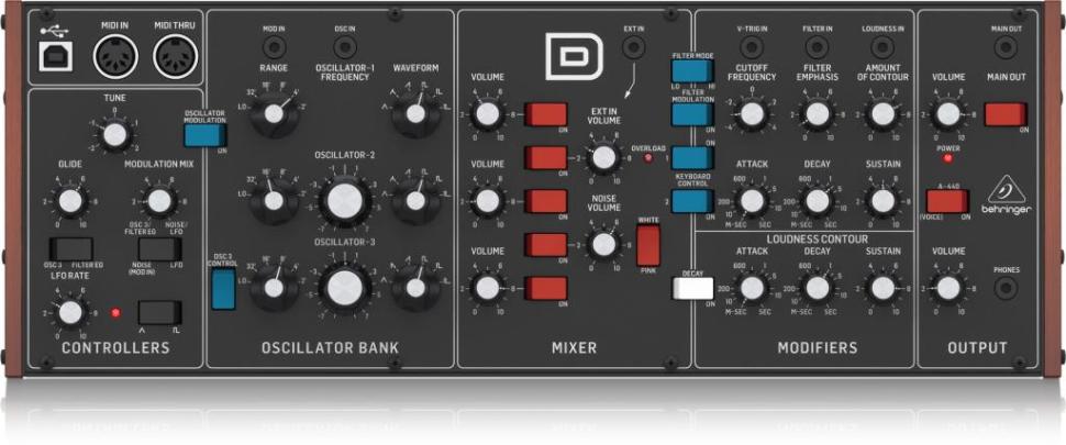 Behringer D Synth: Der Minimoog-Klon