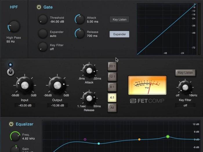 Der neue Fat Channel XT in der DAW PreSonus Studio One 3.5