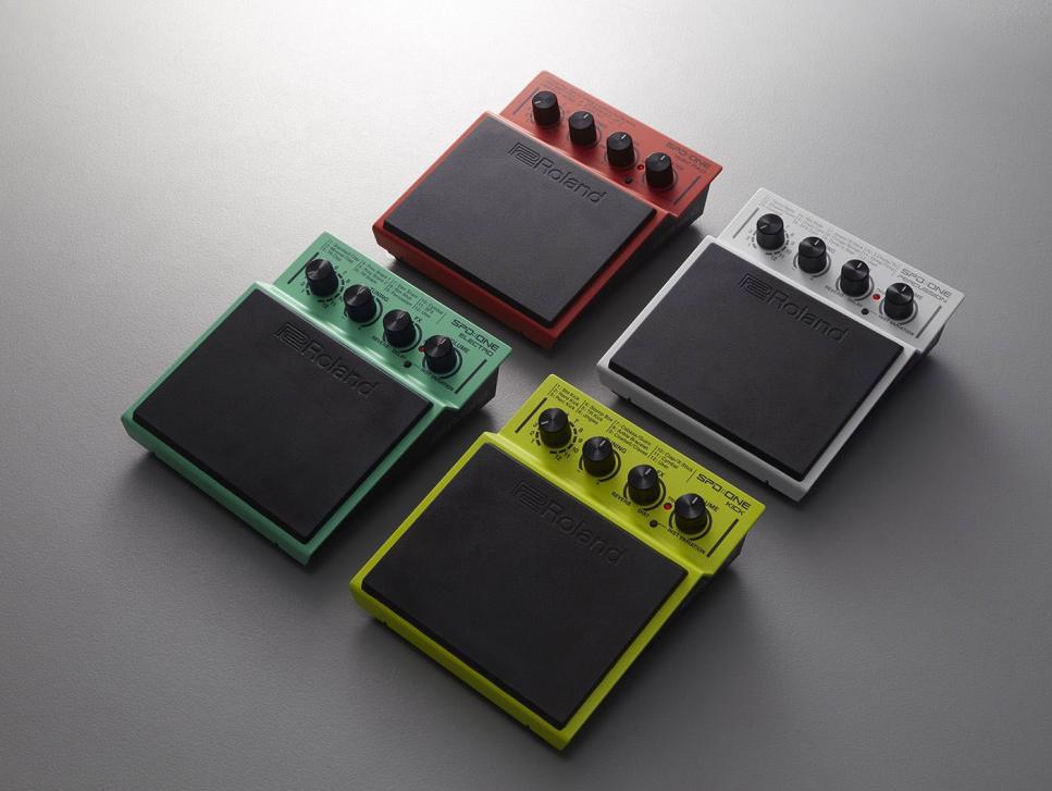Roland SPD:ONE Serie mit SPD::ONE ELECTRO, SPD::ONEKICK, SPD::ONE WAV PAD und SPD::ONE PERCUSSION