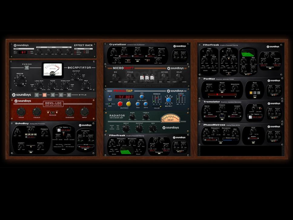 Ein Traum für jeden Sounddesigner: Die Soundtoys-Effekte bieten hochklassigen, teils überaus variablen Sound bei geringen Leistungsansprüchen.