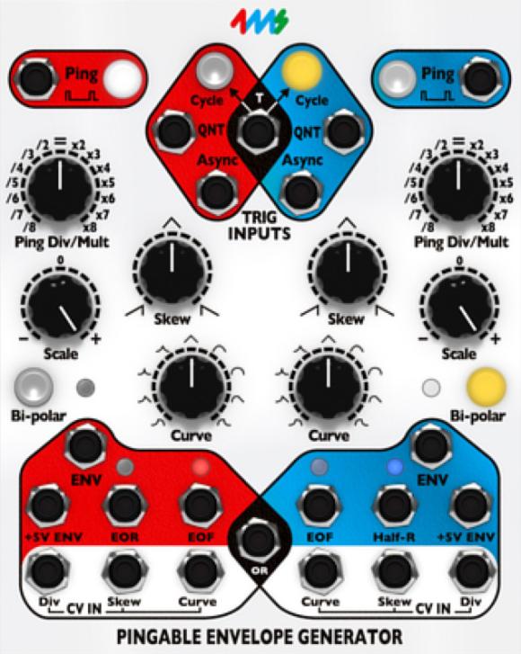 4ms Pingable Envelope Generator (PEG) für Softube Modular