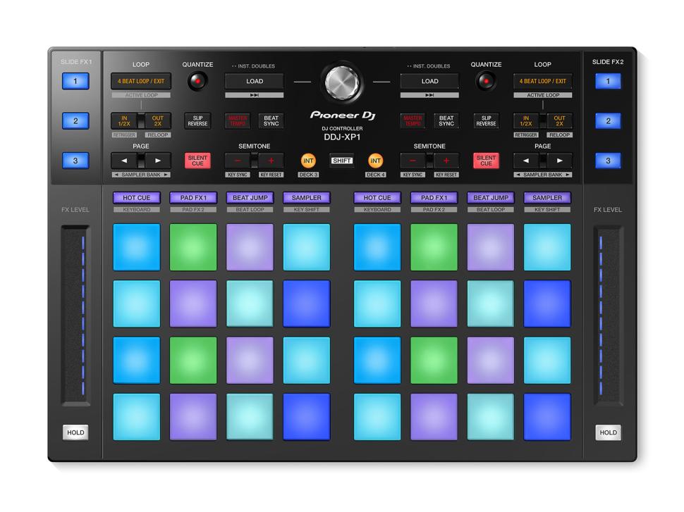 Der Pioneer DJ DDJ-XP1 steuert mit den Performance-Pads die kreativen Funktionen in Rekordbox DJ5.