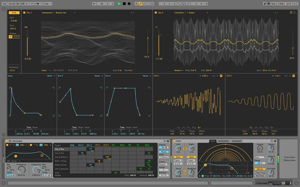 Neuer Wavetable-Sytnth in Ableton Live 10