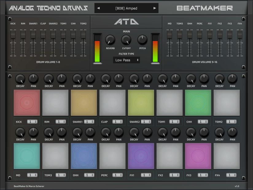Beatmaker Analog Techno Drums
