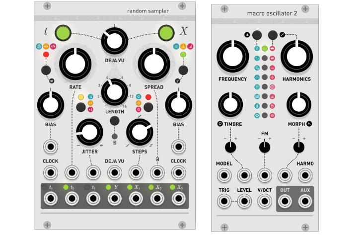 Mutable Instruments Marbles und Plaits für VCV Rack