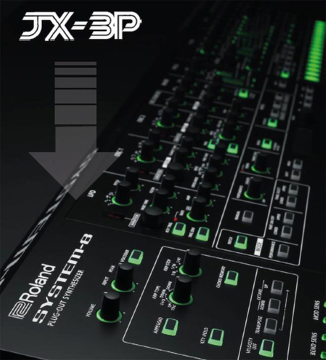 Roland JX-3P als Plug-Out für System-8