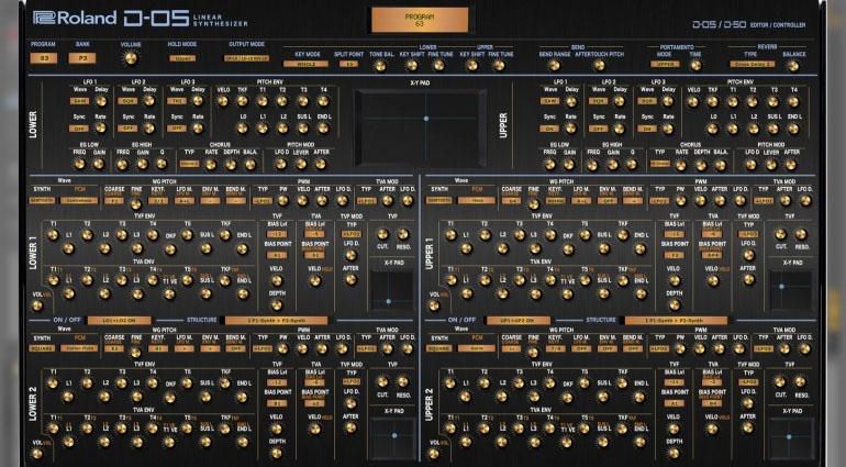Momo Müller Roland D-05 und D-50 VST-Controller