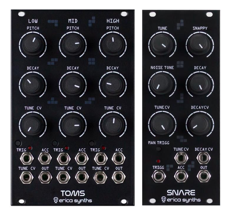 Erica Synths Tom und Snare
