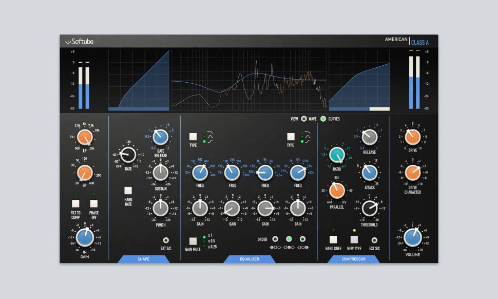 Schnörkellos und funktional! Das Design von American Class A ist an das einheitliche Layout der Console 1-fähigen Plug-ins angepasst.