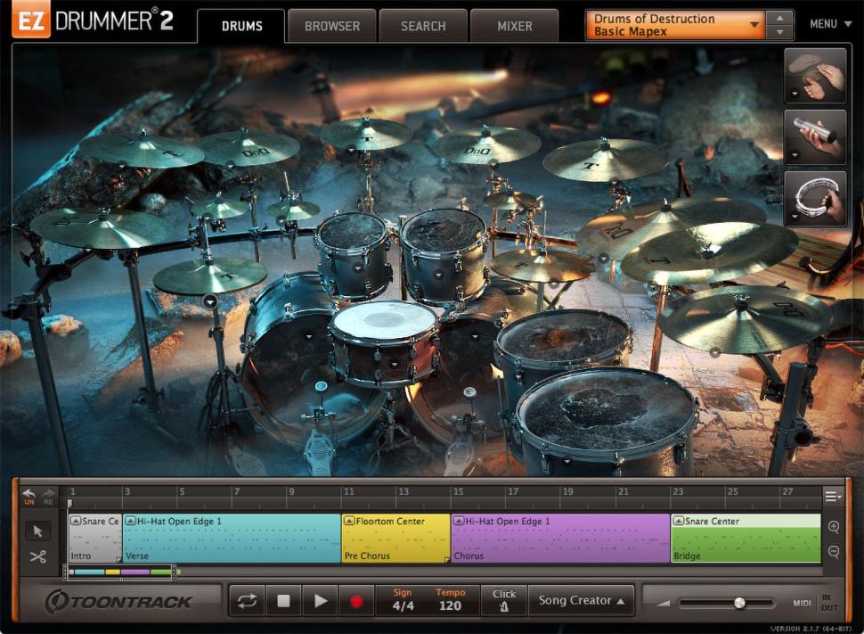 Toontrack Drums of Destruction EZX