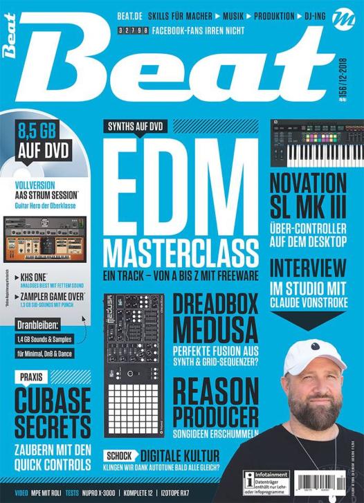 Die neue Beat 12|18 ist da: EDM Masterclass – Ein Track von A bis Z mit Freeware