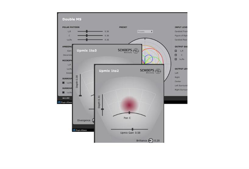 Schoeps Mono Upmix & Doppel-MS: Plug-ins für Mikro-Signale