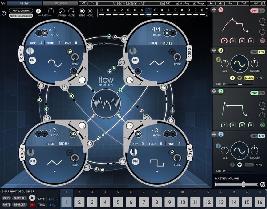Waves Flow Motion: FM-Synthesizer für Windows und Mac