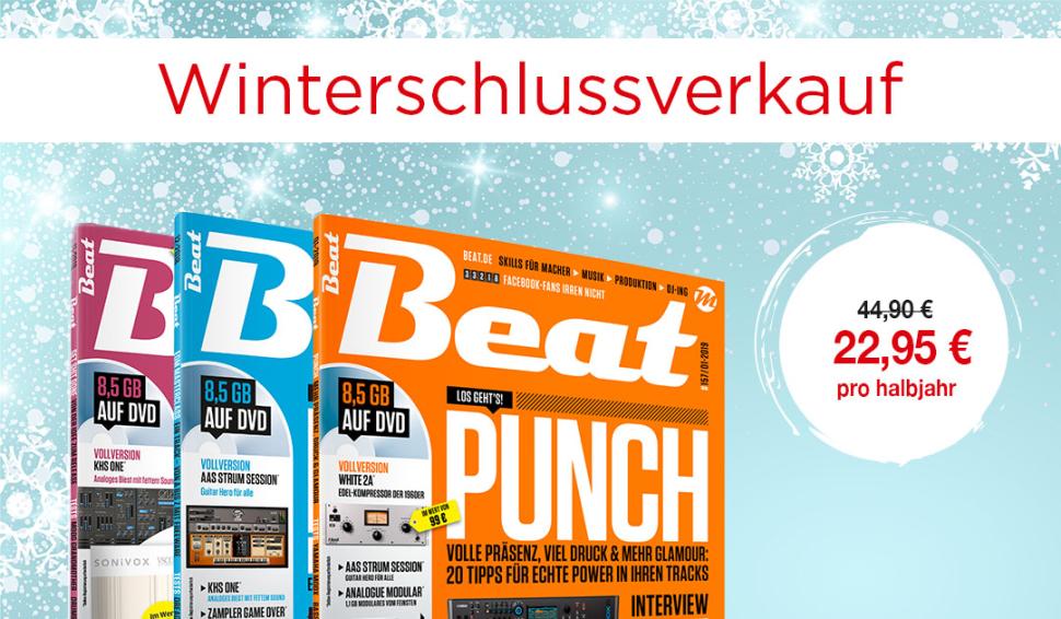 Jetzt 49% sparen! Das BEAT Abo zum exklusiven Sonderpreis