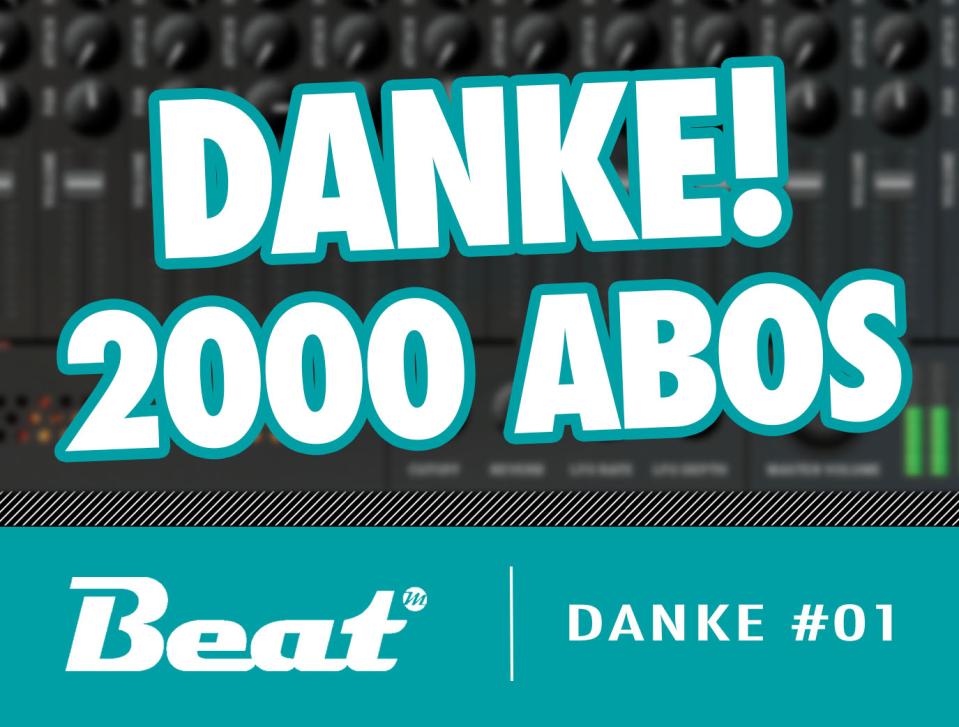 2000 Youtube-Abonnenten - Beat sagt Danke!!!