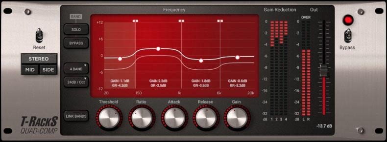 T-RackS Quad Comp: Kostenloses Plug-in, für kurze Zeit!