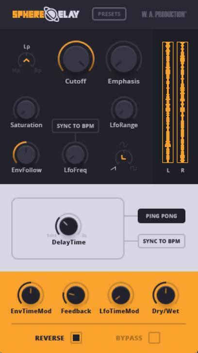 Gratis auf der Heft-DVD: SphereDelay von WA Production