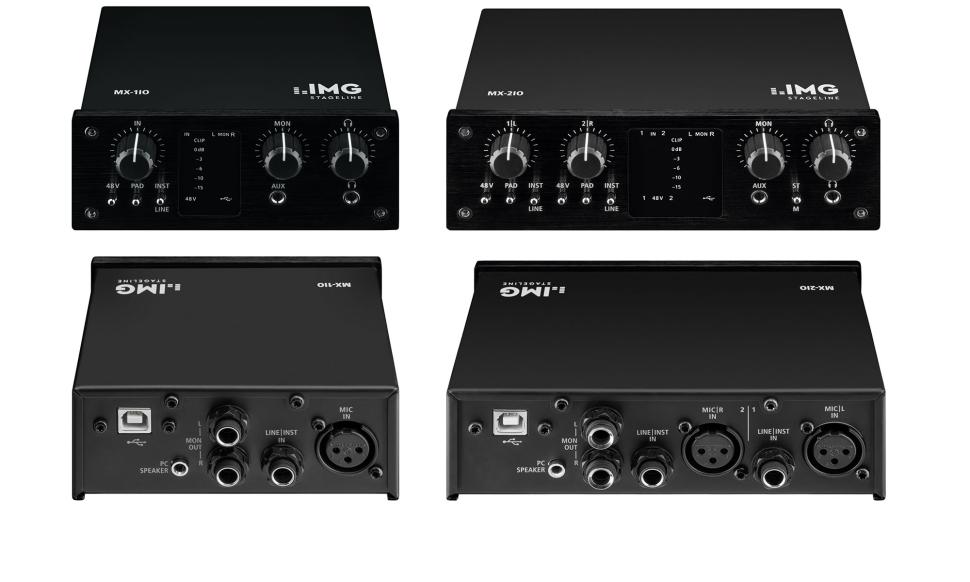 IMG STAGELINE MX-2IO und MX-1IO