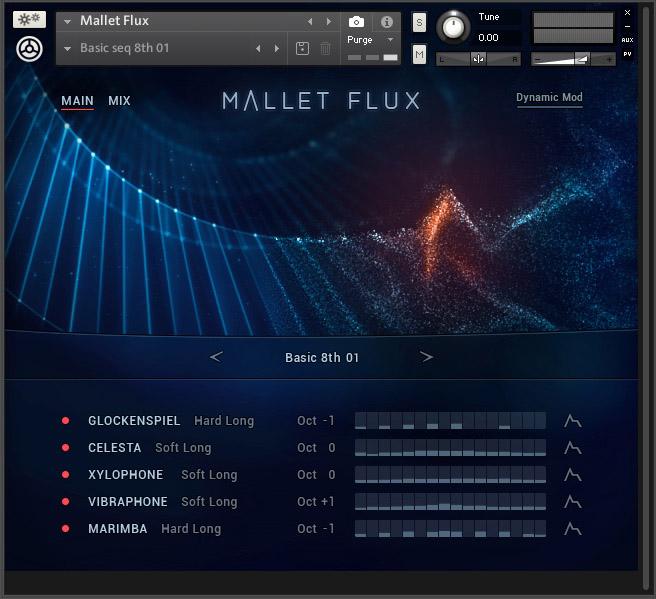 Von natürlichen Soloklängen bis zu cinematischen Ensemble: NI Mallet Flux ist ein Spezialist und kombiniert Samples und Sequenzer.