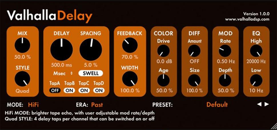 ValhallaDSP ValhallaDelay